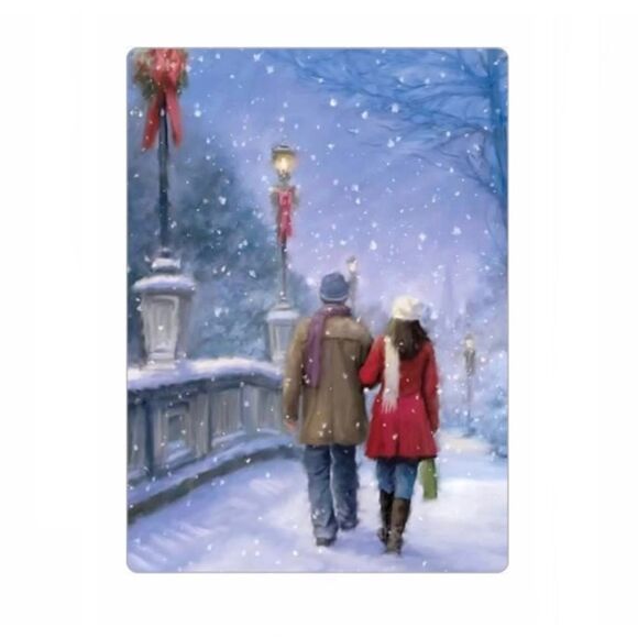 Winter Scene Magnet - Picture 1 of 2
